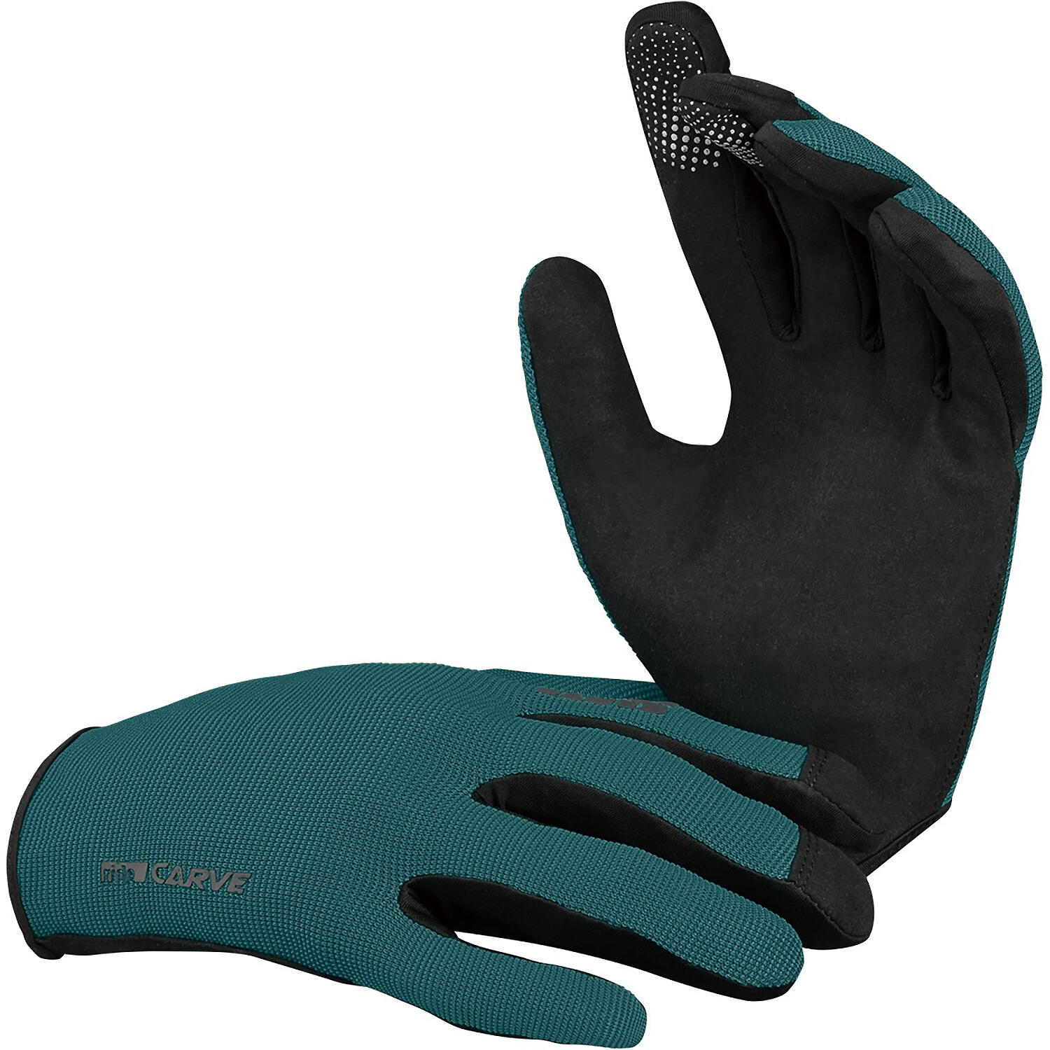 Gants de cyclisme Carve - Turquoise/Noir 3/3