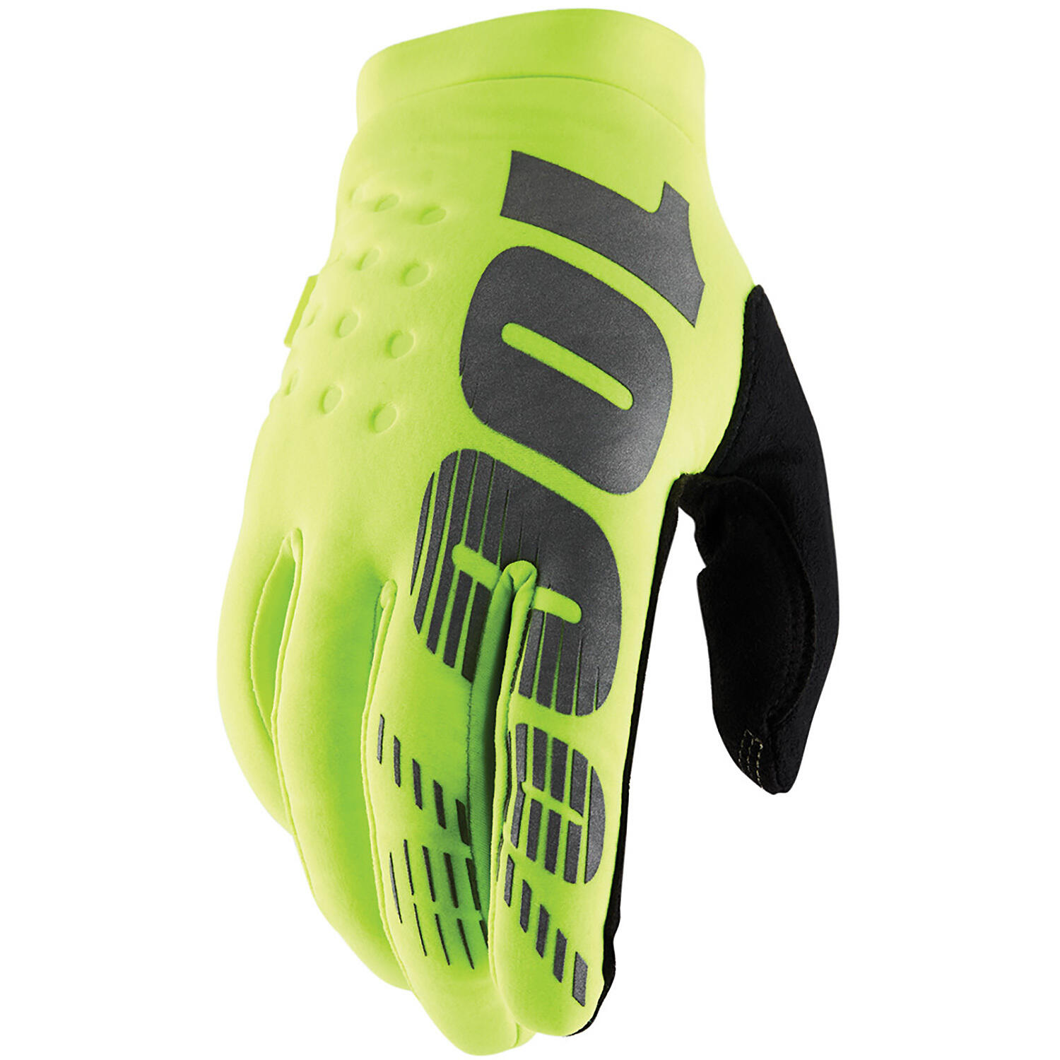 Gants thermiques Brisker - Fluo Yellow / Black 3/3