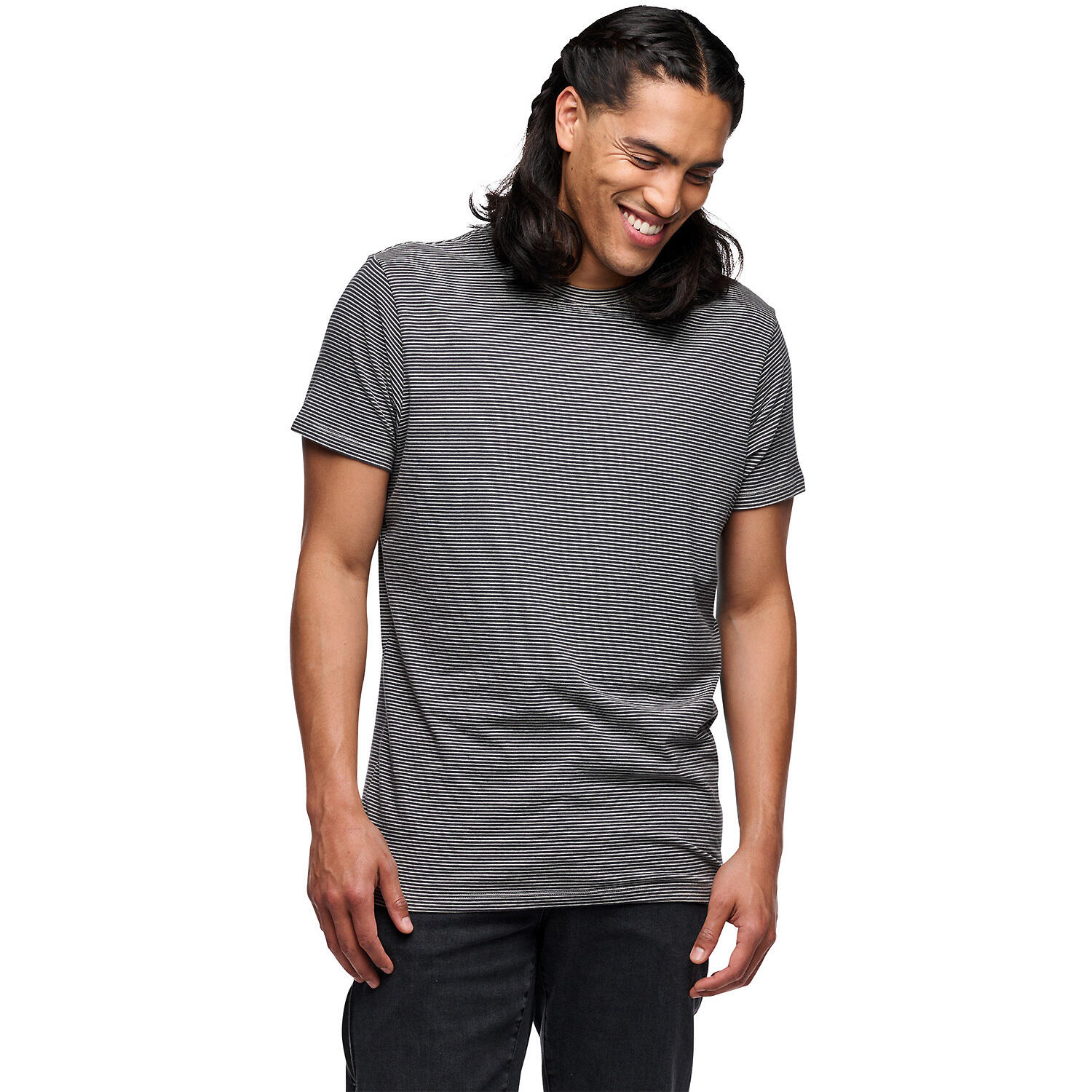 Herren T-Shirt M BD STRIPE SS TEE 2/6