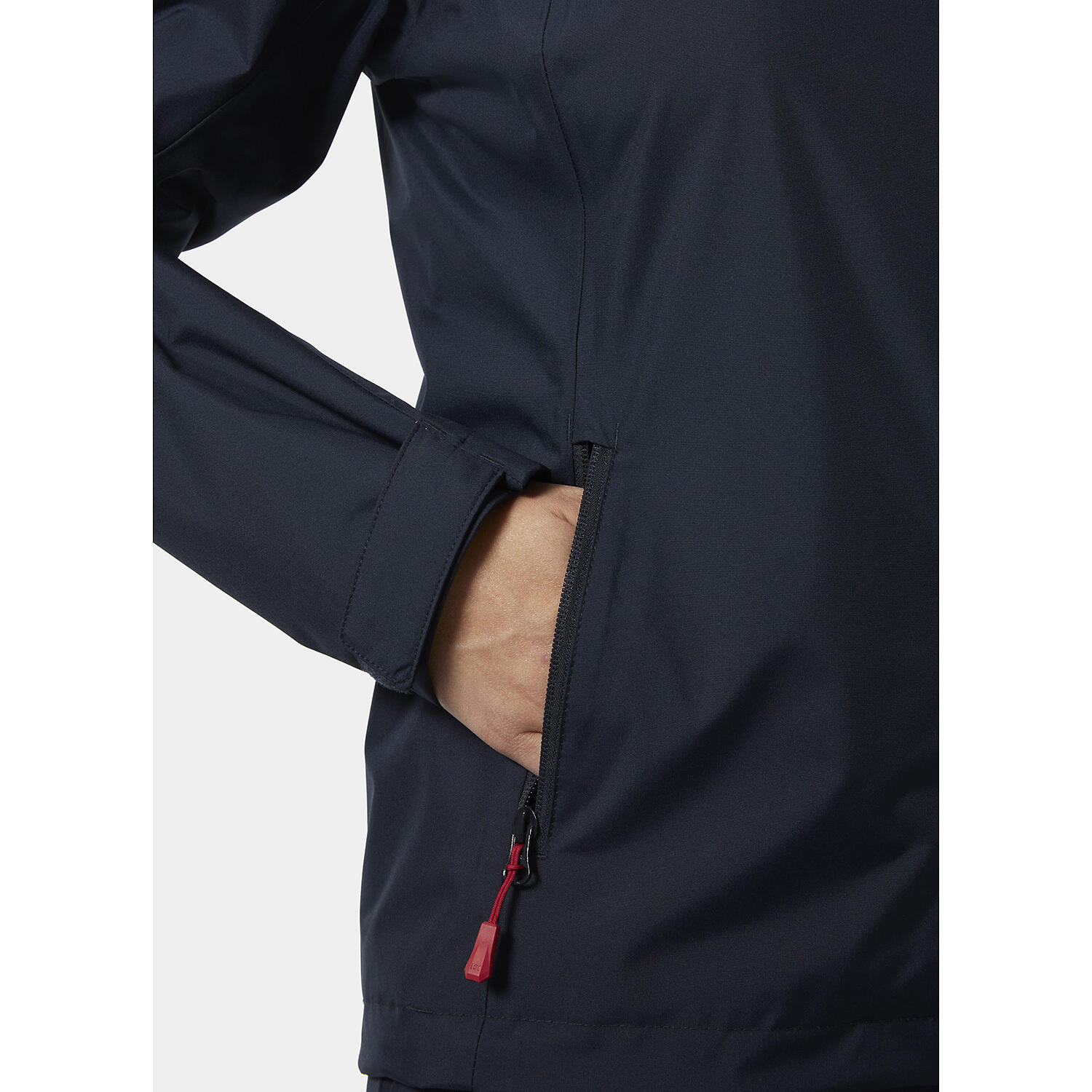Chaqueta Azul Mujer Helly Hansen Crew Hooded Sailing Jacket 2.0 Navy 6/7