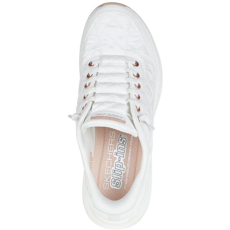Pantofi sport femei Skechers Contour Foam - Golden Hour, Alb