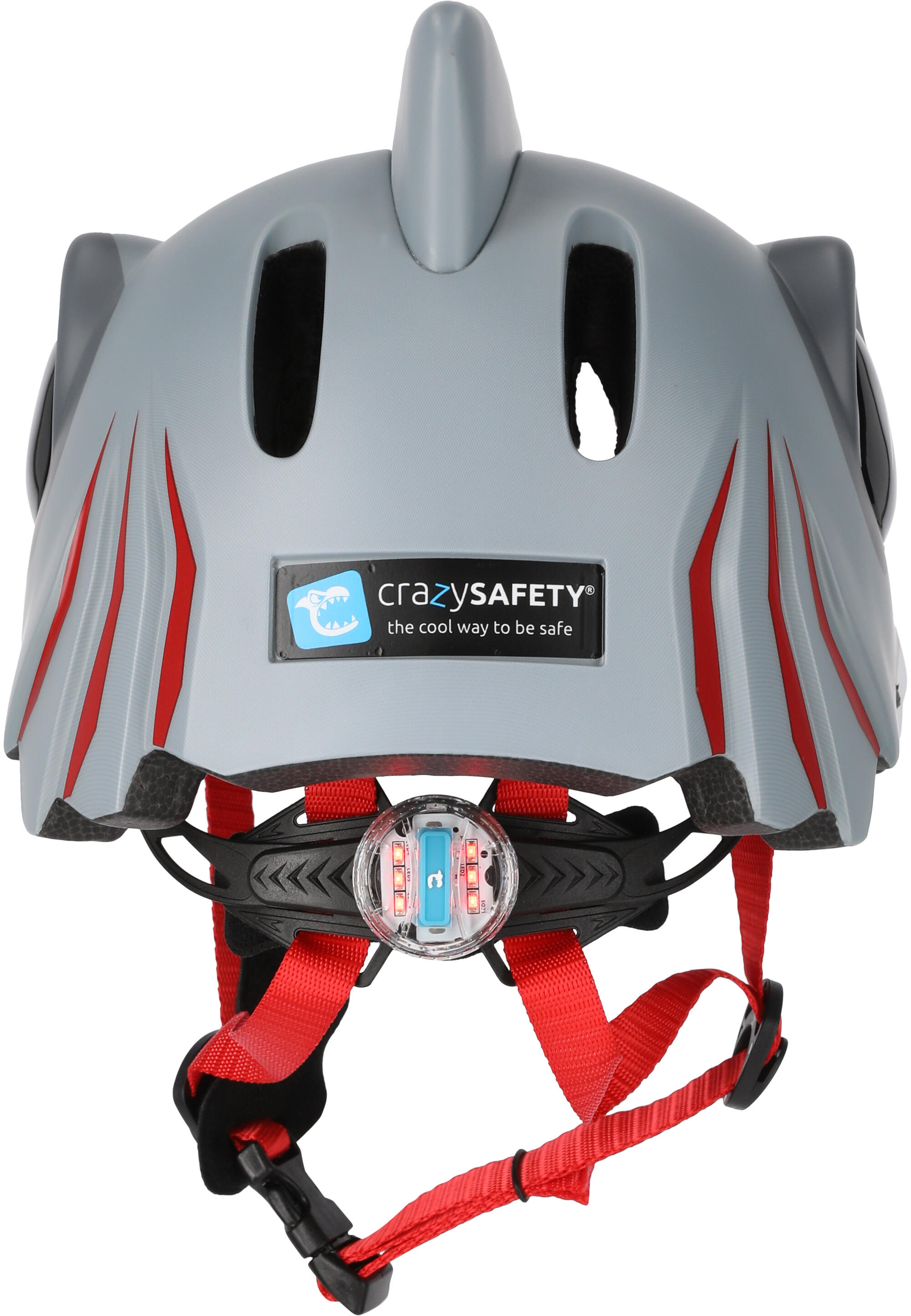 Capacete de bicicleta urbana para crianças Crazy Safety Shark 5/7