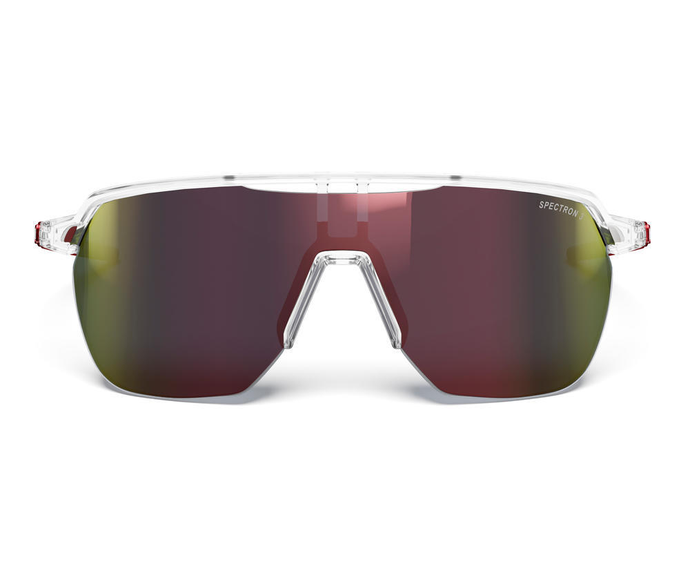 Okulary rowerowe JULBO FREQUENCY crystal/czerwone | Spectron cat 3 2/5