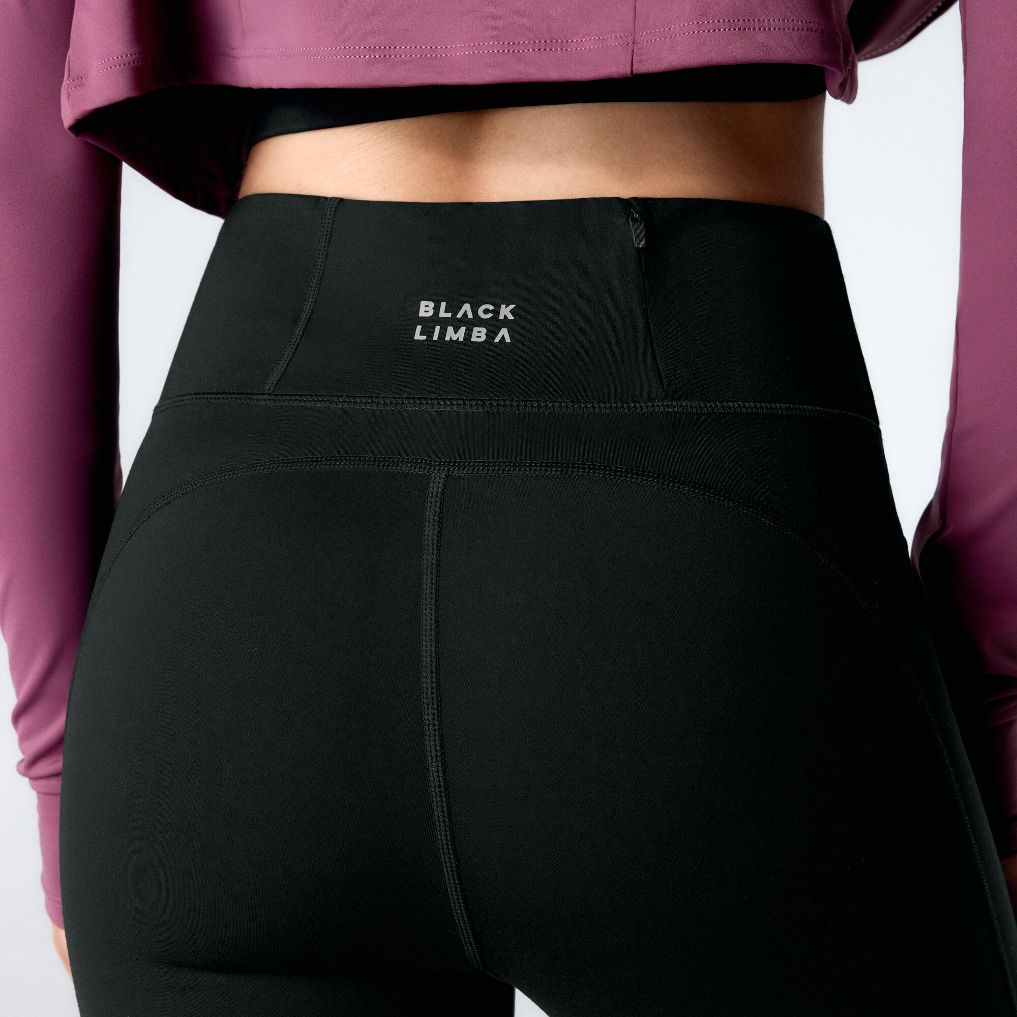 Legging desportivos Lorin full length das mulher Black Limba 3/6