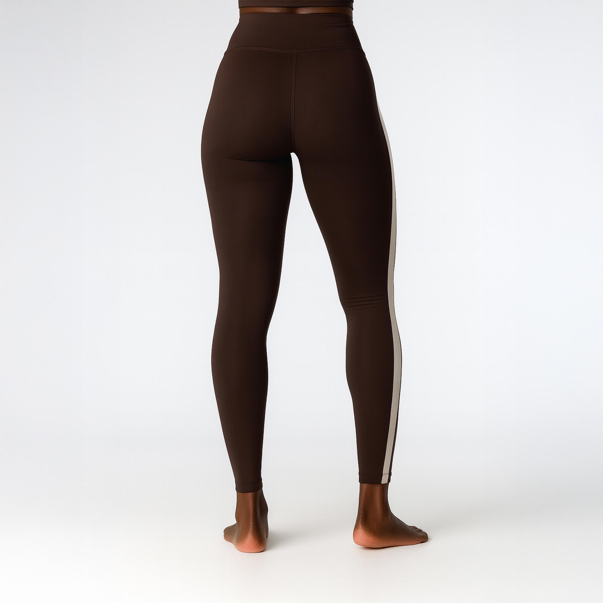 Leggings mallas deportivas Lynor 7/8 de mujer Black Limba Chocolate & Cream 2/7