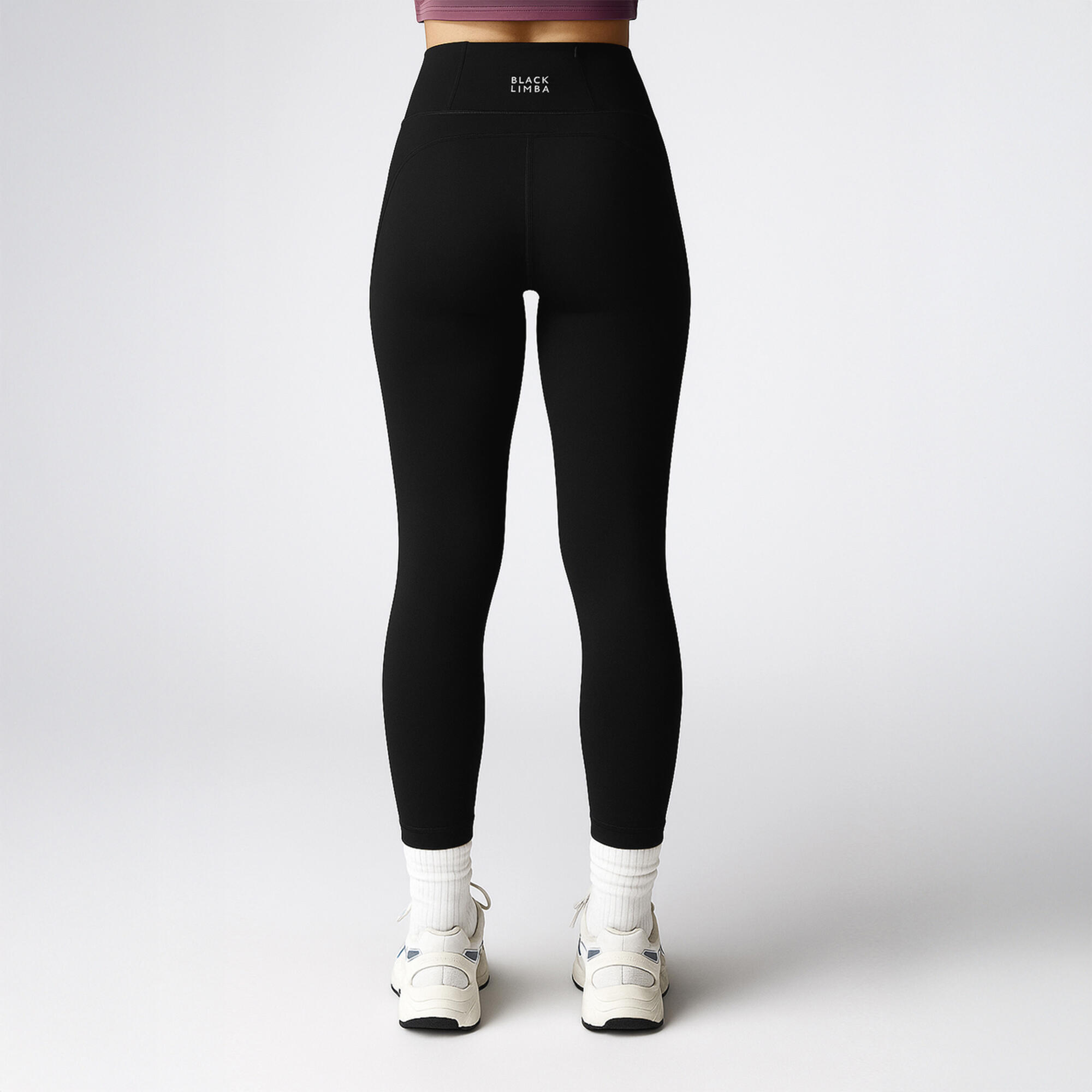 Legging desportivos Lorin full length das mulher Black Limba 2/6