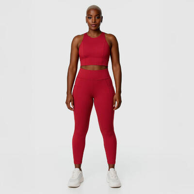 Conjunto sportivo Top+Legging Diardi Compressivo da donna Black Limba