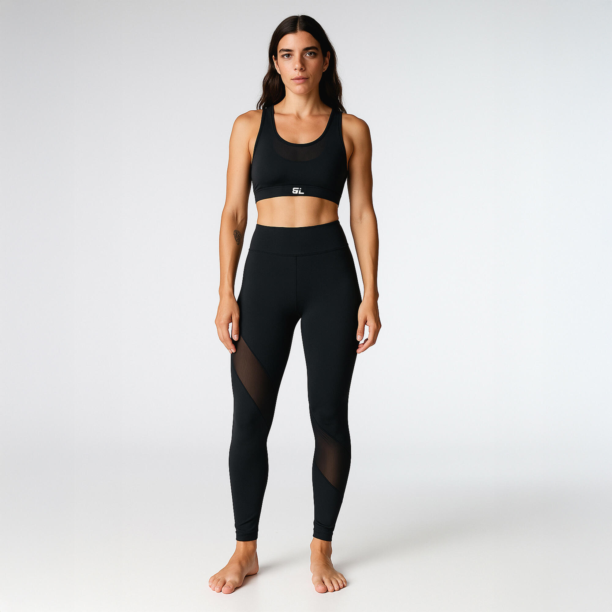 Black Limba - Ensemble De Sport Top+legging Delvor  Pour Femmes Black Limba - Survêtement - Noir - Decathlon