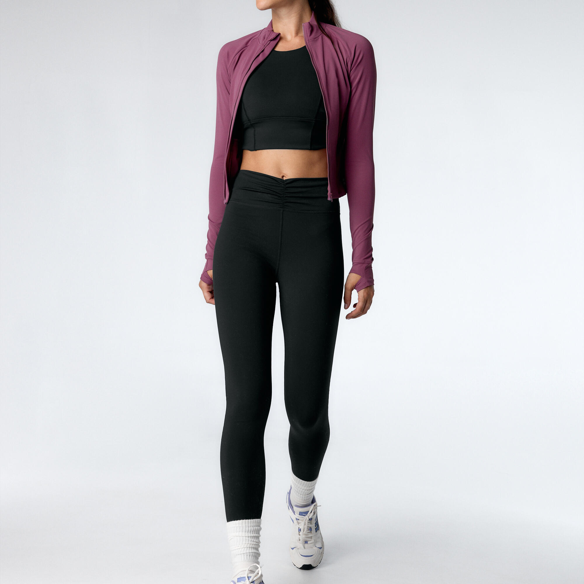Legging desportivos Lorin full length das mulher Black Limba 4/6