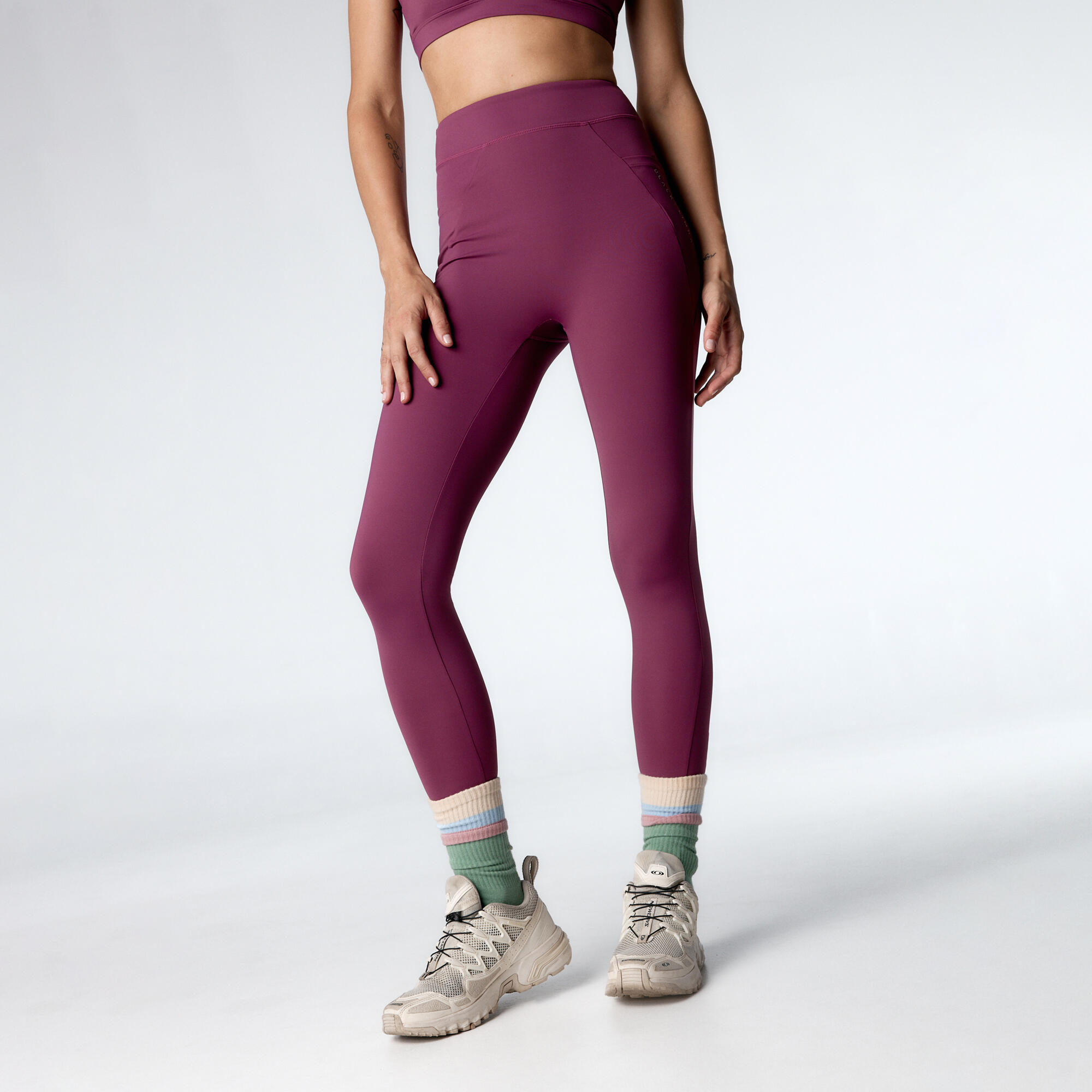 Black Limba - Legging De Sport Flexor  Pour Femmes Black Limba - Legging - Violet - Decathlon