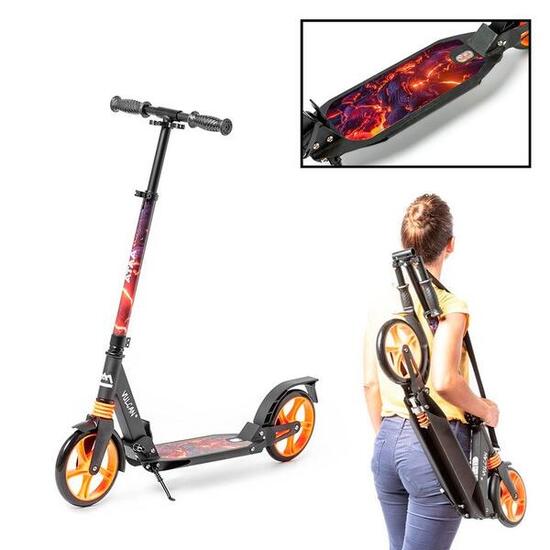 Ataa Vulcan Urban Scooter pour enfants pliable avec plateforme antidérapante