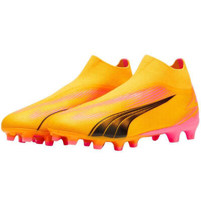 Heren ultra match voetbalschoenen (geel/roze/zwart)
