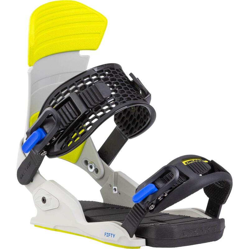 Legaturi Snowboard DRAKE Fifty, Gri/Verde, Barbati