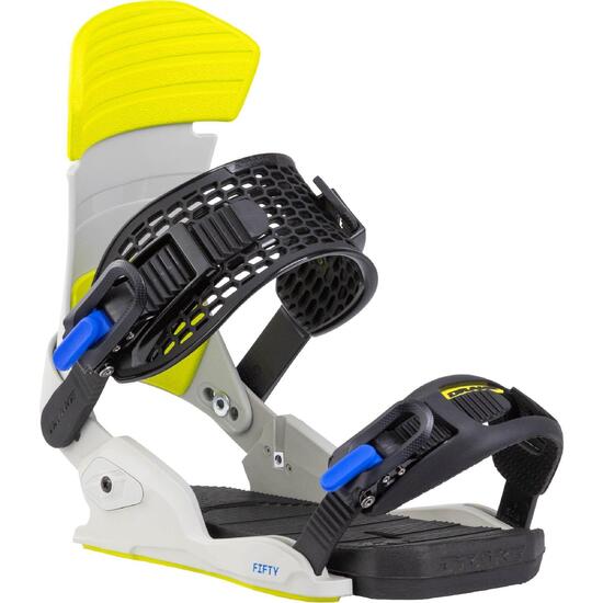 Wiązania snowboardowe DRAKE Fifty, szare/zielone, męskie