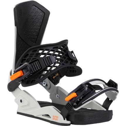Wiązania snowboardowe DRAKE Super Sport, szare/pomarańczowe, męskie