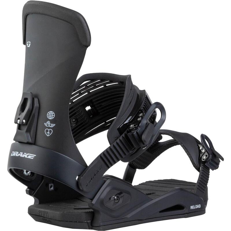 Legaturi Snowboard DRAKE Reload, Negru, Barbati