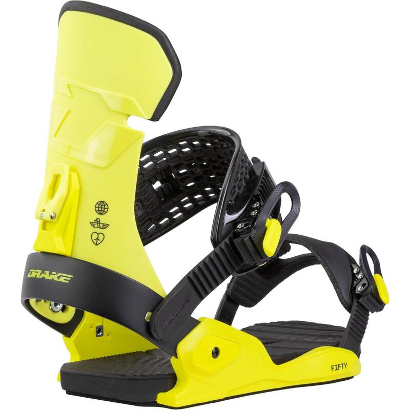 Legaturi Snowboard DRAKE Fifty, Verde/Negru, Barbati