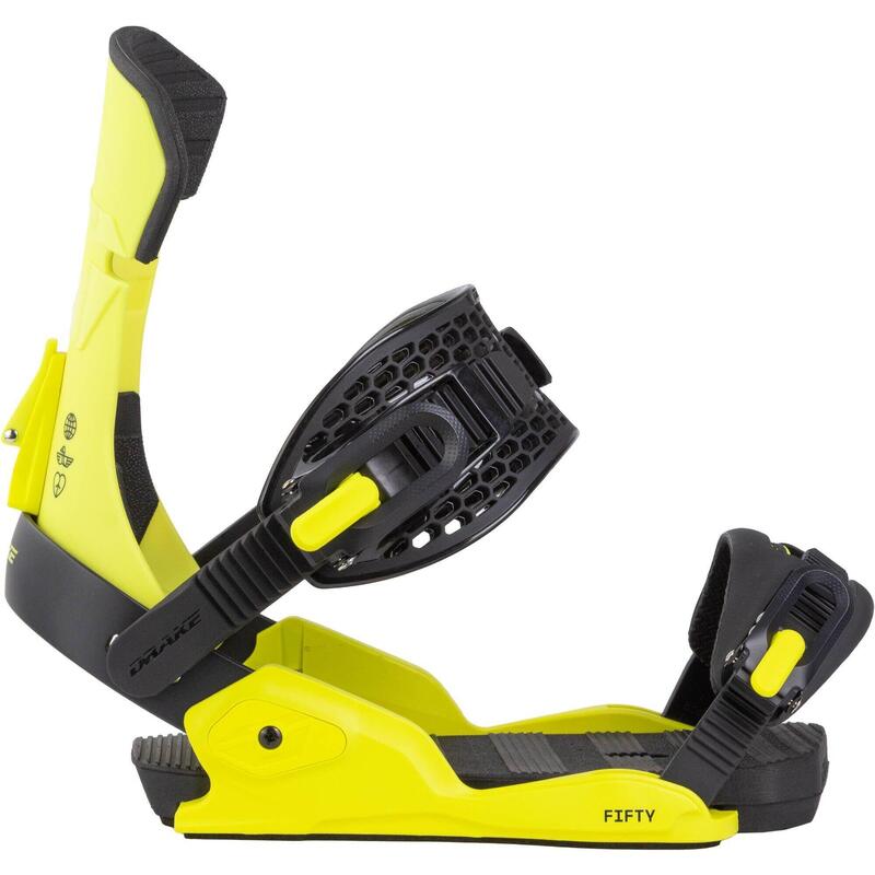 Legaturi Snowboard DRAKE Fifty, Verde/Negru, Barbati