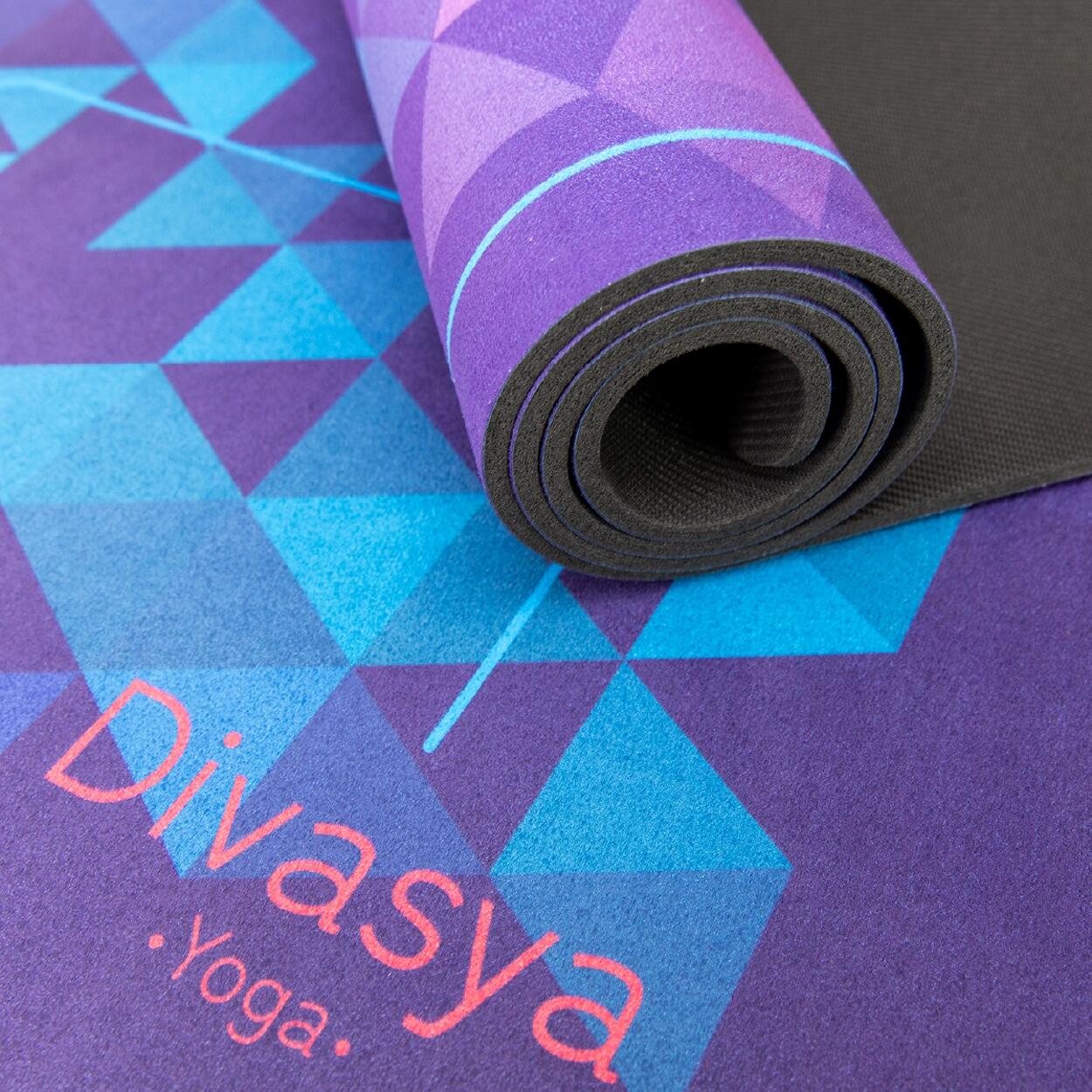 Tappetino yoga in microfibra riciclata e gomma naturale | in 3 colori e design 3/7