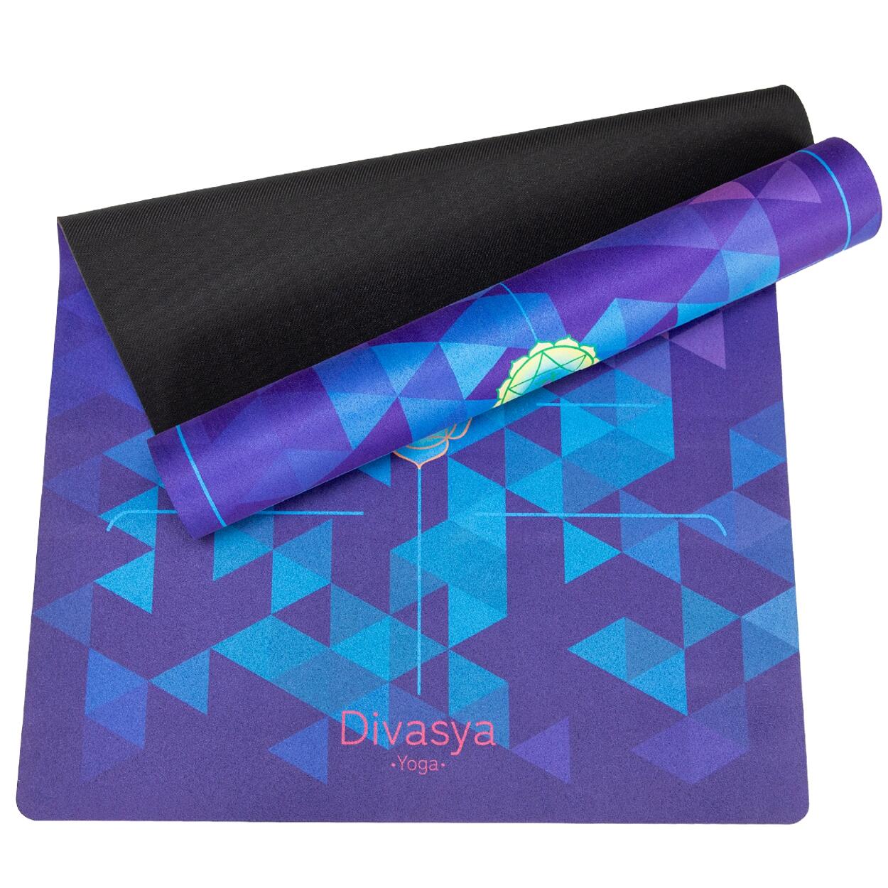 Tappetino yoga in microfibra riciclata e gomma naturale | in 3 colori e design 2/7