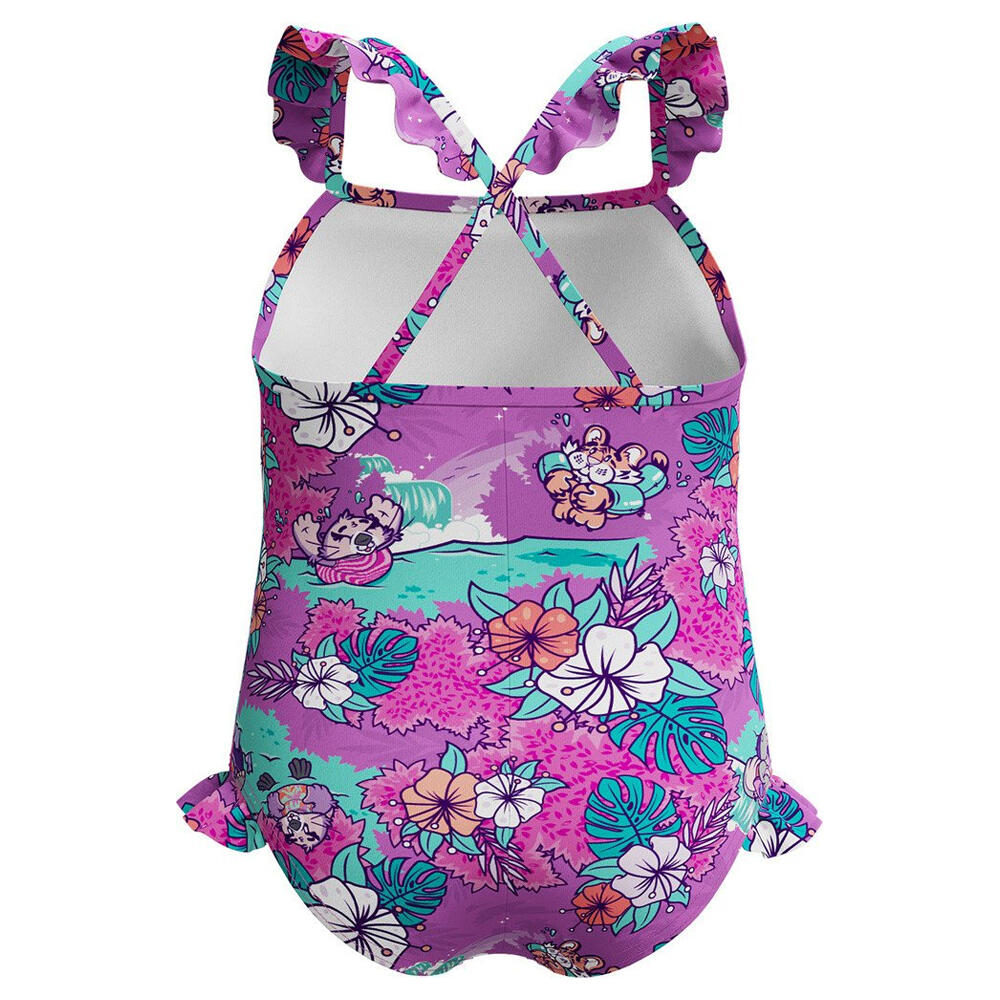 Maillot De Bain 1 Pièce LTS Fille (Violet) 2/3