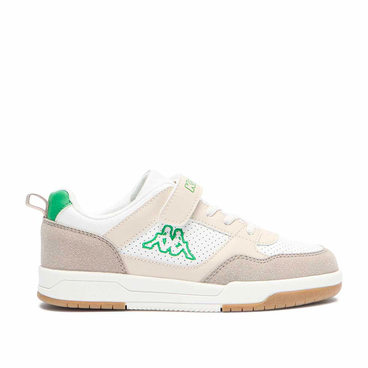 Baskets enfant Manis Ev blanc, beige, vert 1/7