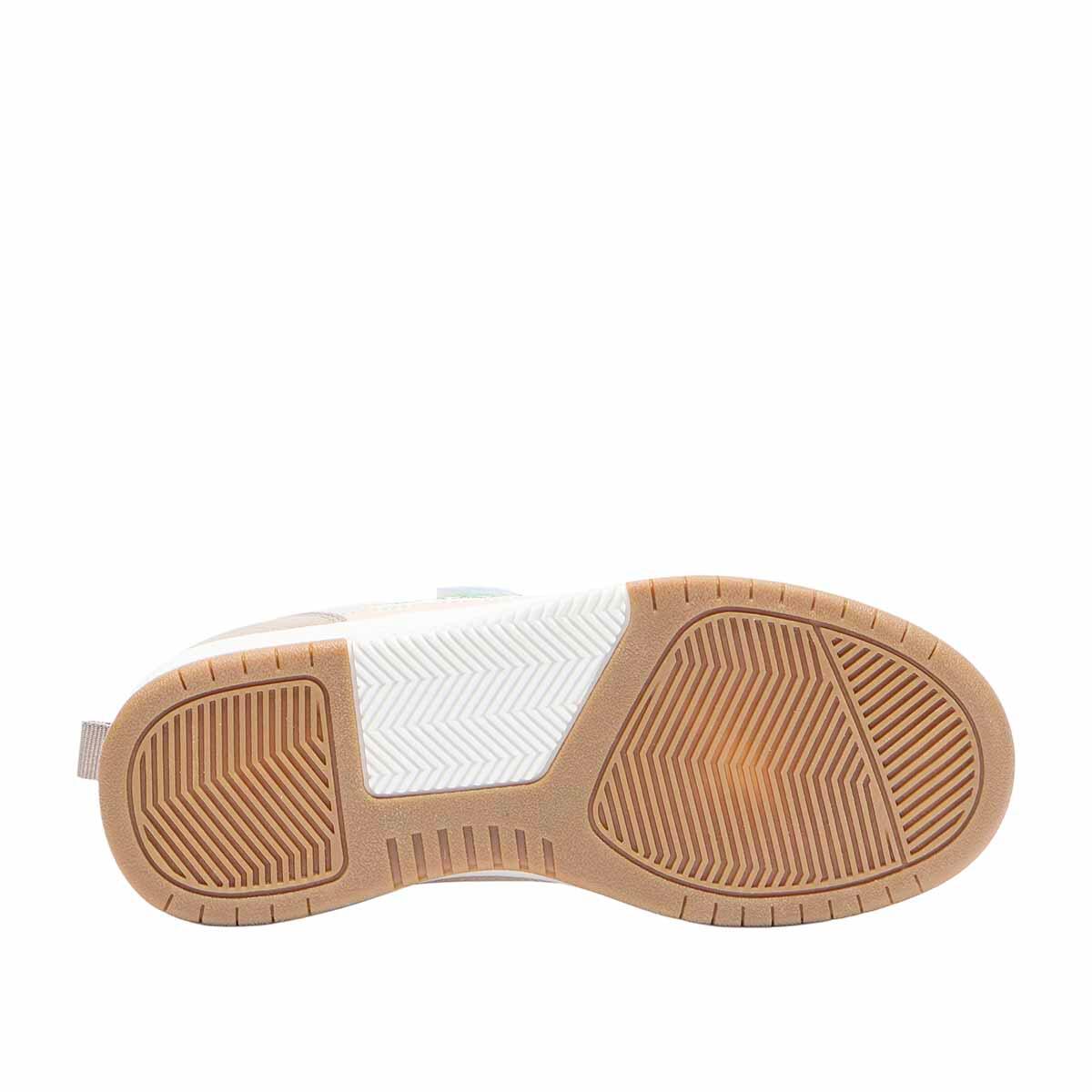 Baskets enfant Manis Ev blanc, beige, vert 6/7