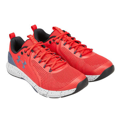Heren charged commit 3 sportschoenen (rood/downpour grijs)