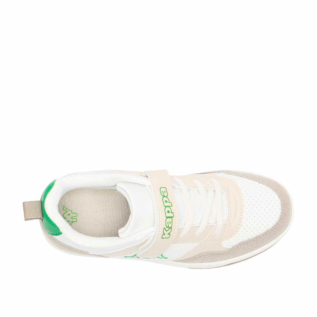 Baskets enfant Manis Ev blanc, beige, vert 5/7