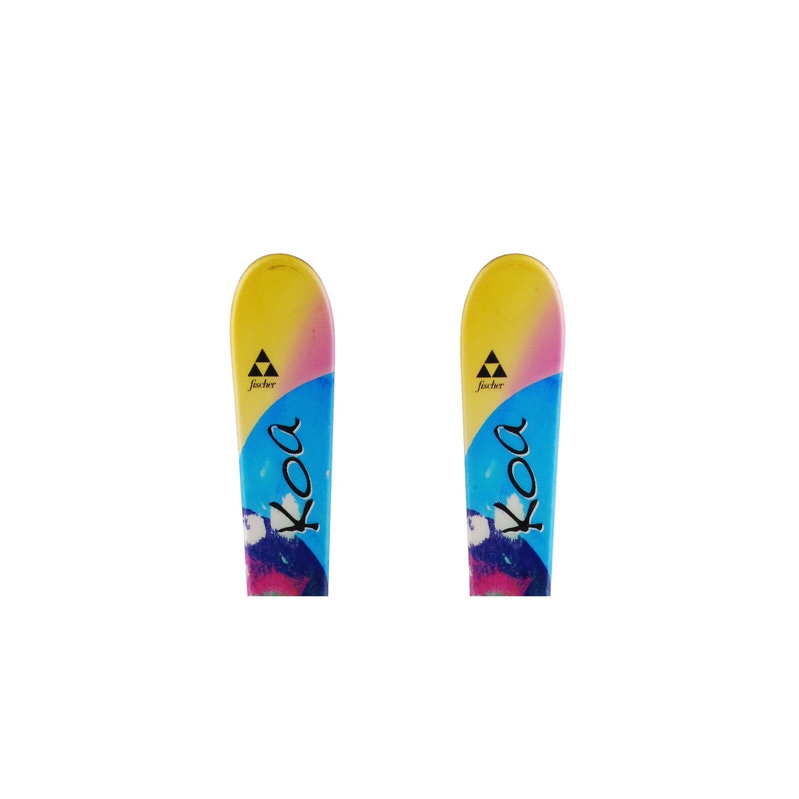 RECONDITIONNE - Ski Junior Fischer Koa + Fixations 2/4