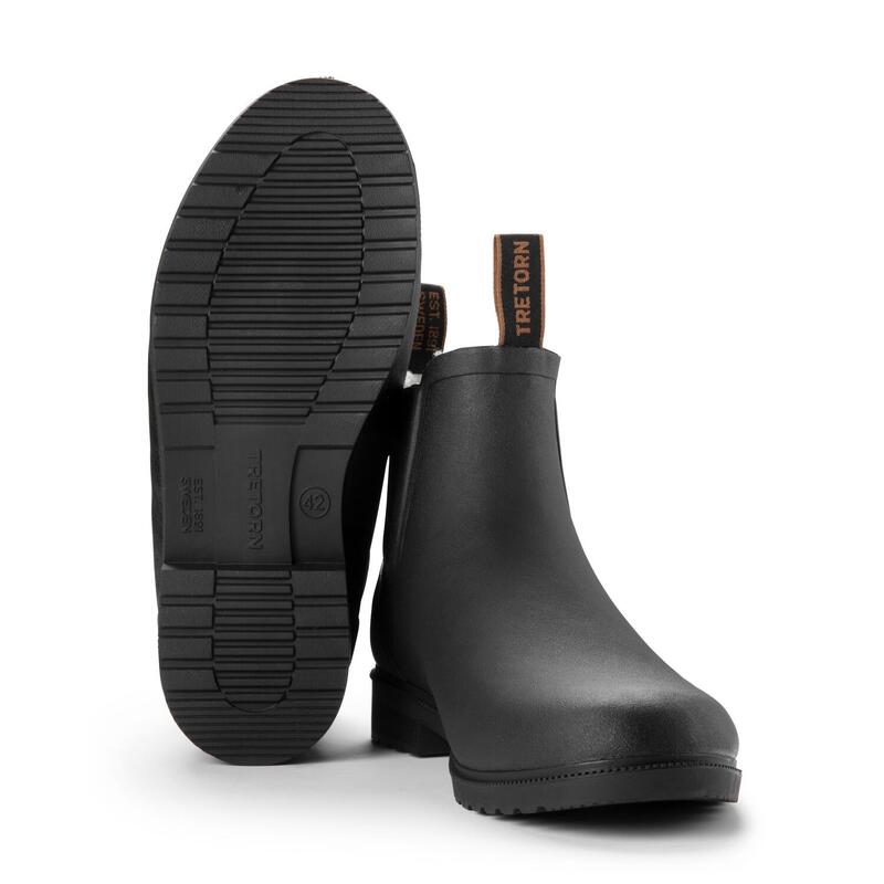 Bottes Chelsea En Caoutchouc Pour Femme – Imperméables, Doublées, Antidérapantes – Bottines De Pluie Mi-Hautes Confortables Pour Jardin, Pluie Et Quotidien