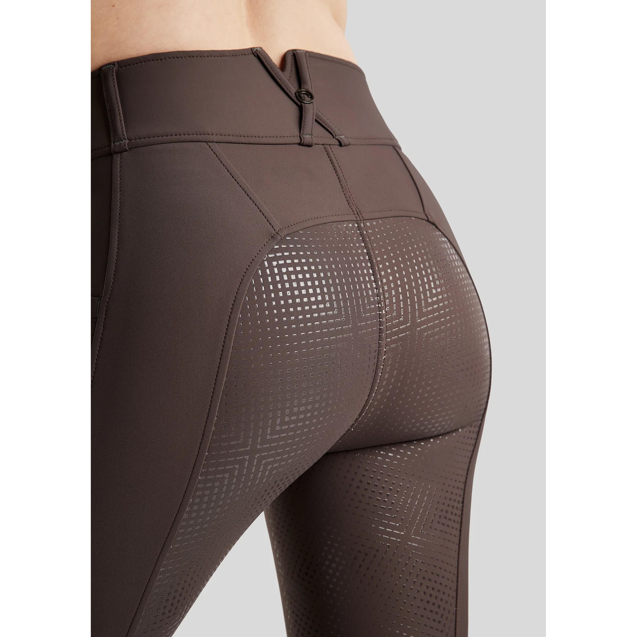 Pantaloni da equitazione full grip da donna Montar Zida 5/6