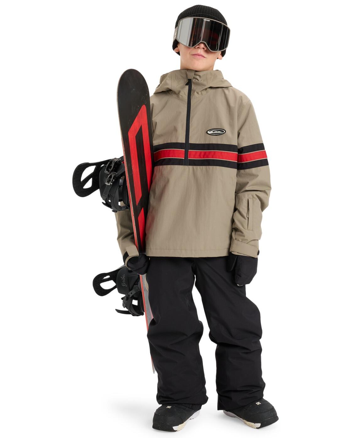 Pantalon de snow technique SNOW DOWN YTH Noir Garçon 3/4