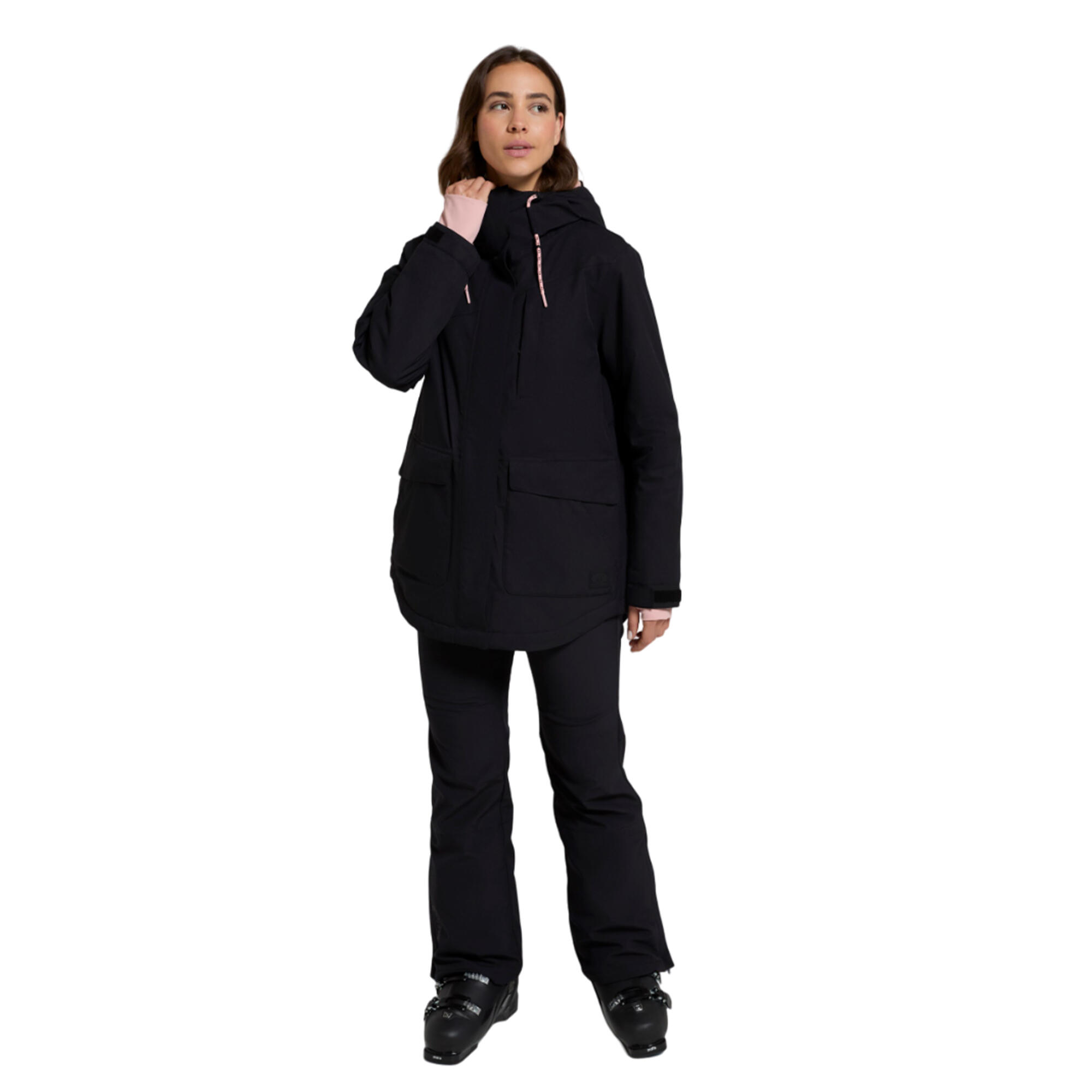 "Tignes" Skijacke für Damen Pechschwarz 4/4