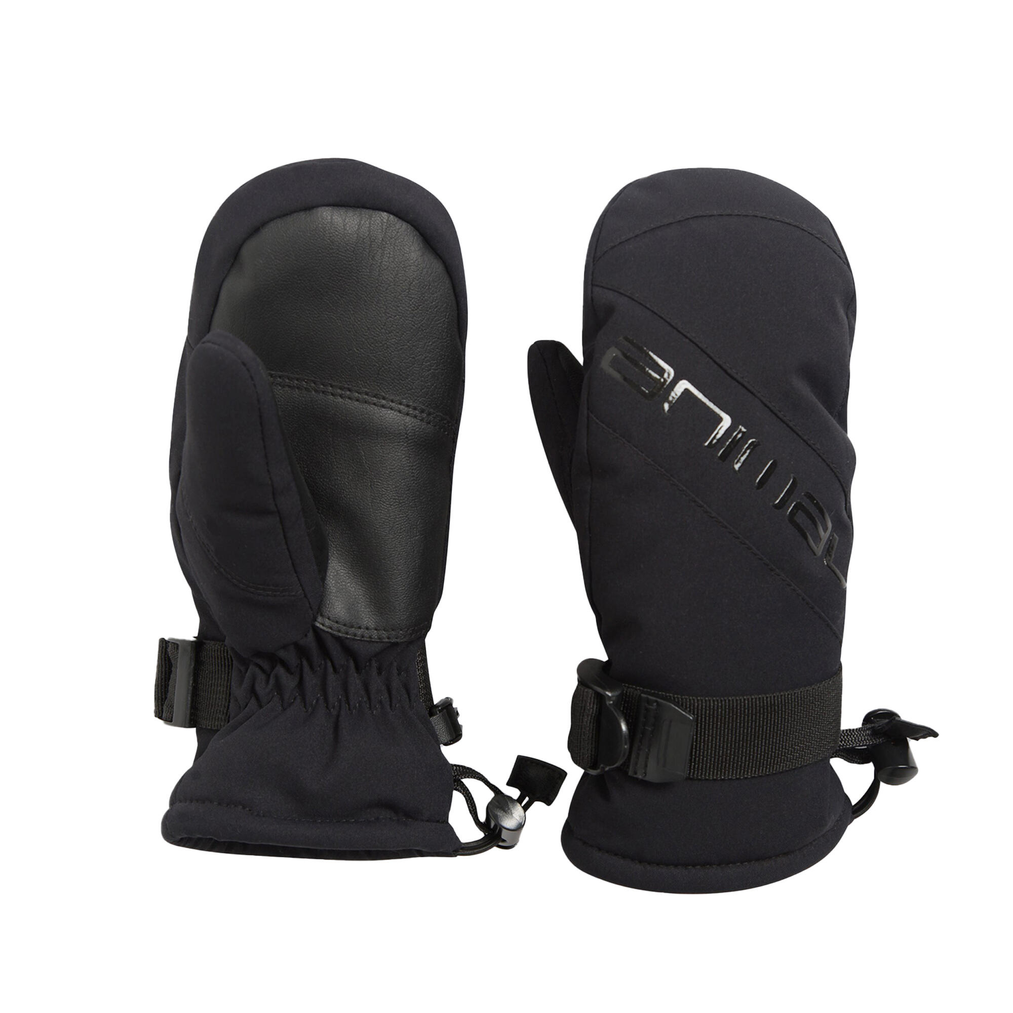 Skihandschuhe "Cosy" Nylon Kinder Schwarz 3/3