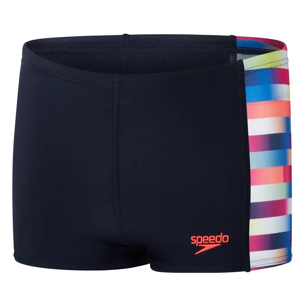 Boys Digital Swim Shorts (Red/Blue)