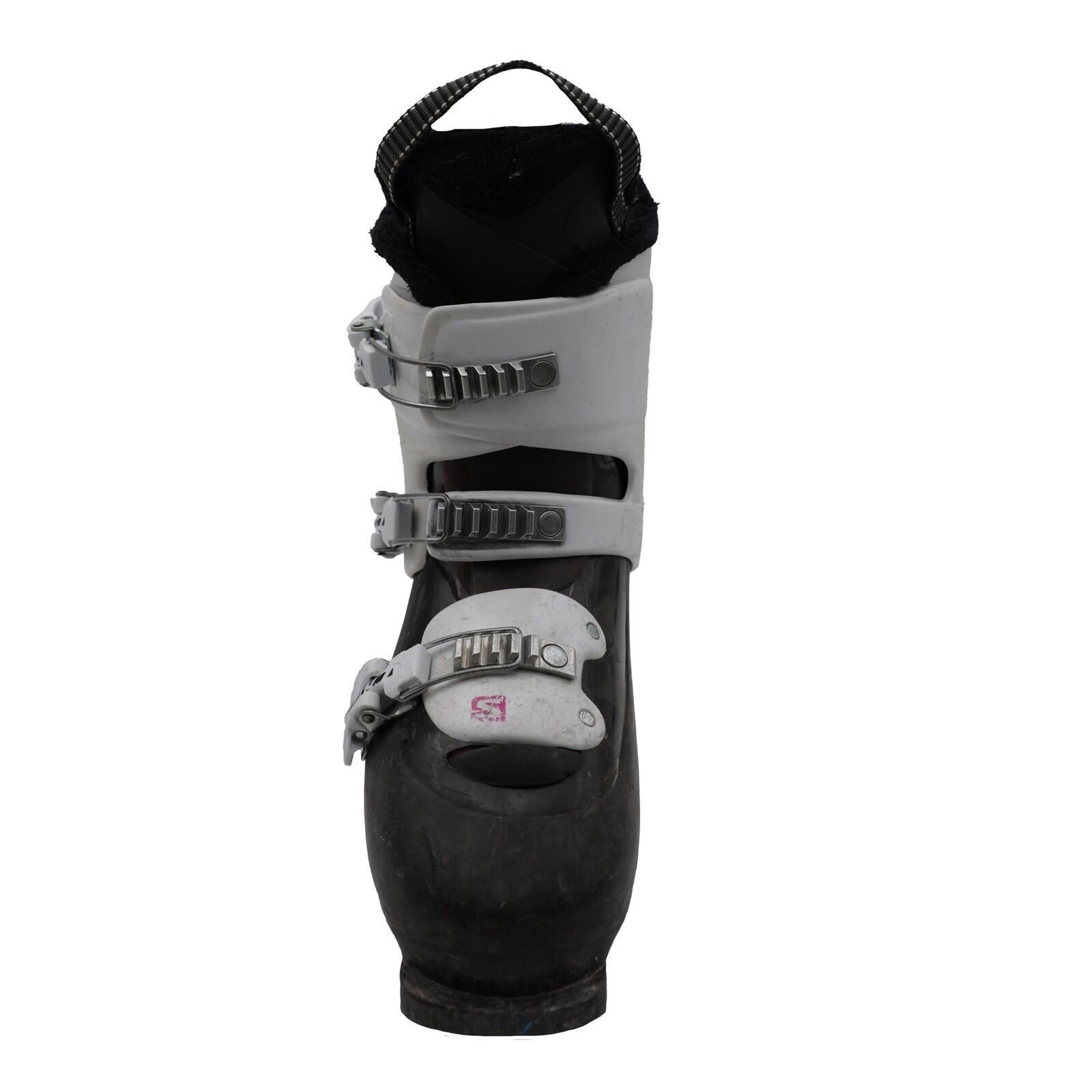 RECONDITIONNE - Chaussure De Ski Junior Salomon T3_3 Crochets 4/4