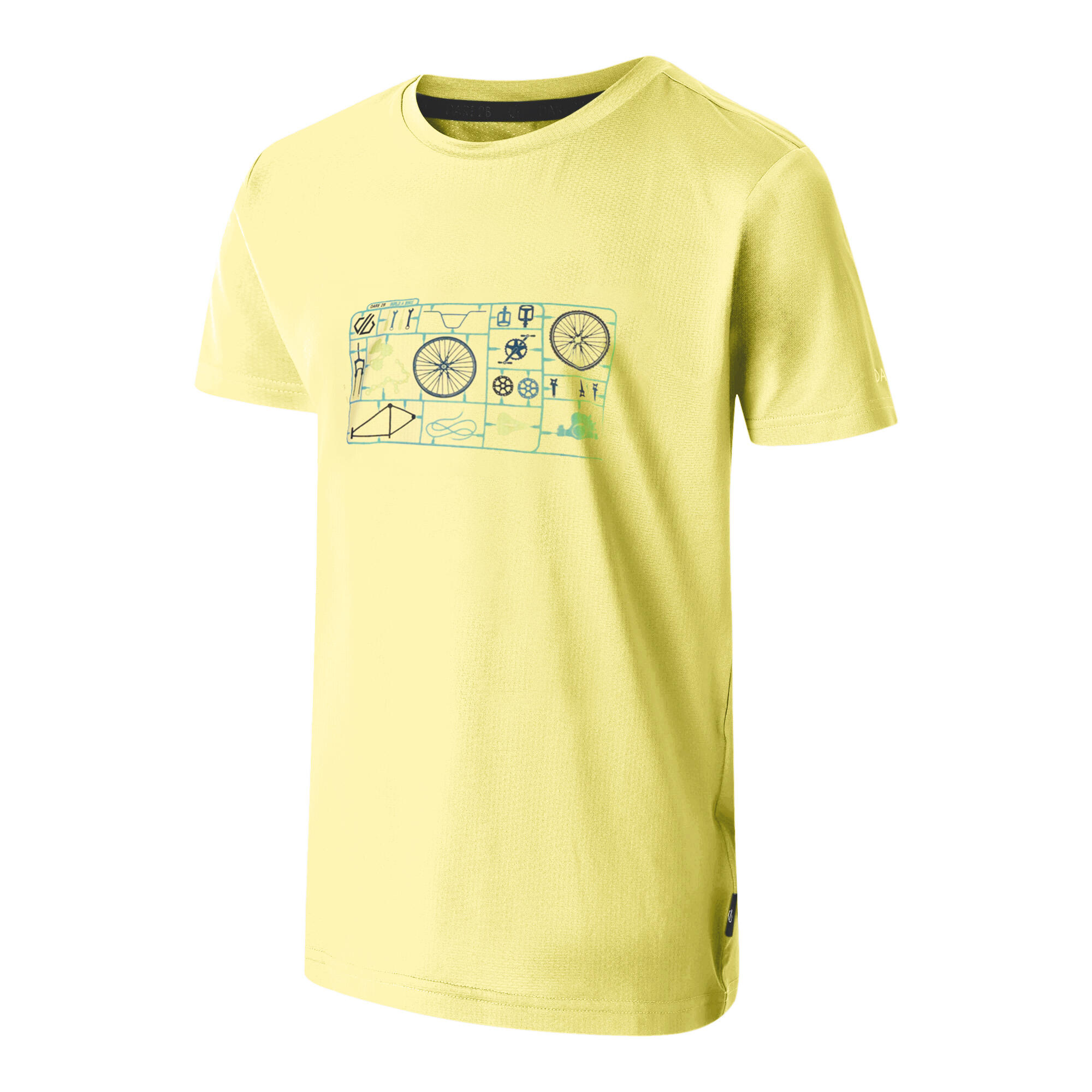 Tshirt Motif/style Pièces De Vélo AMUSE Enfant (Vert Daiquiri) 3/5