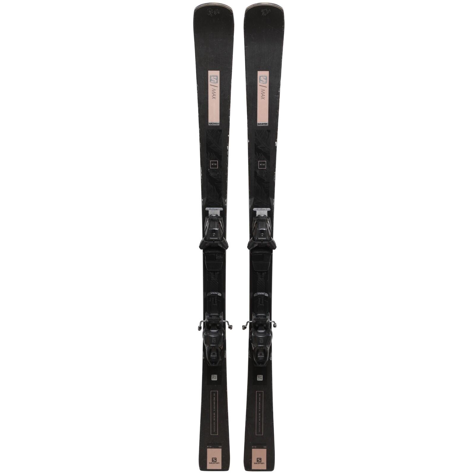 RECONDITIONNE - Ski Salomon S Max N°10 + Fixations 2/4