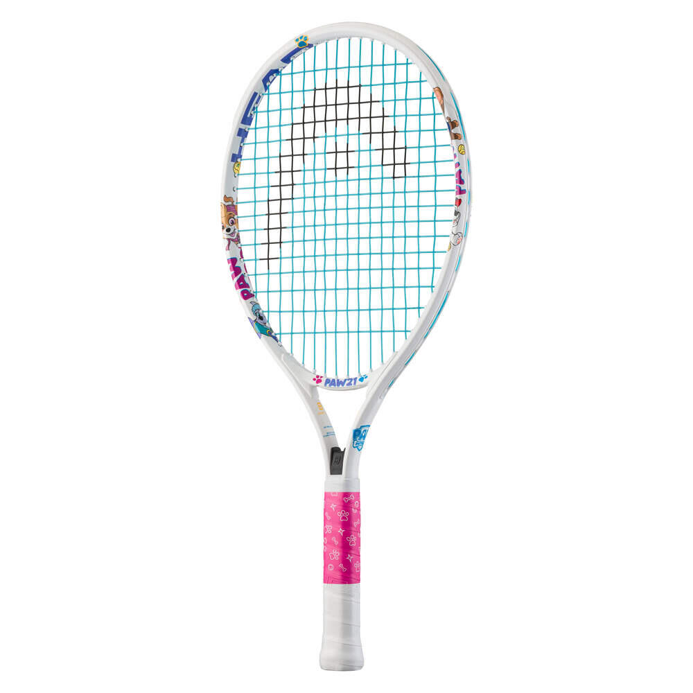 Racchetta da tennis per bambini Paw 19 bianca 2/7