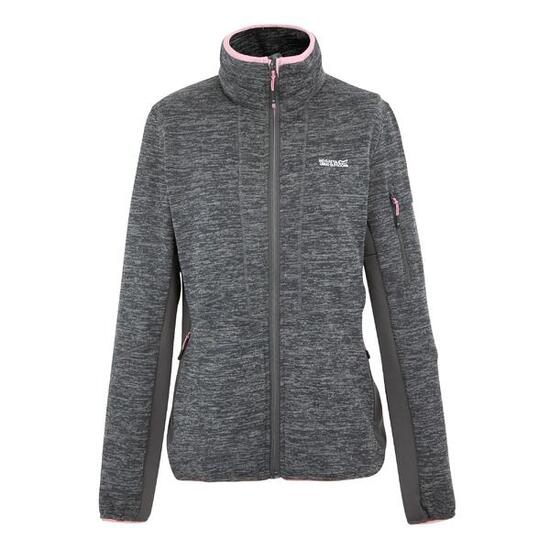 Veste Polaire RALINA Femme (Gris Phoque / Lilas)