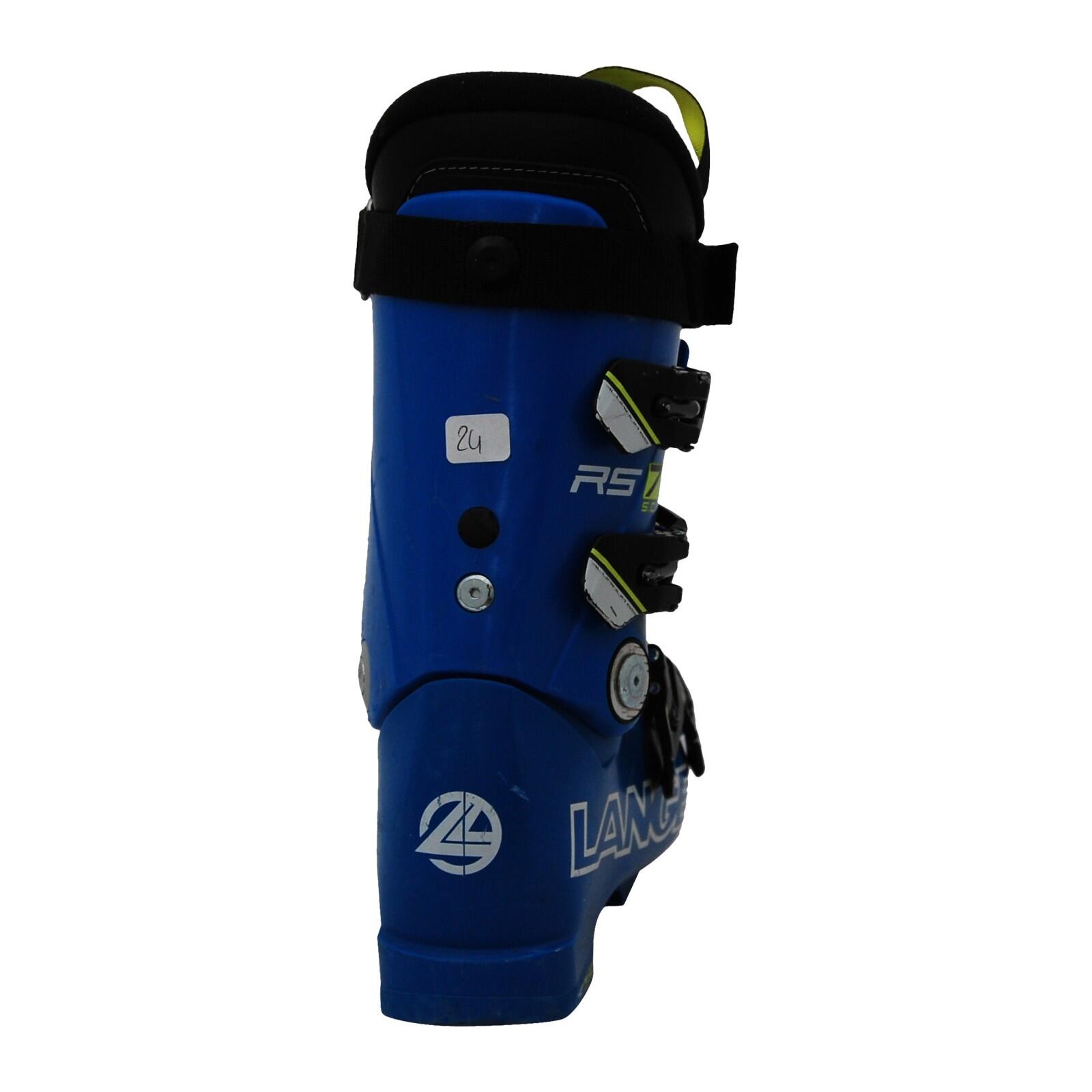 RECONDITIONNE - Chaussure De Ski Junior Lange Rs 70 Sc_4 Crochets + 2/5