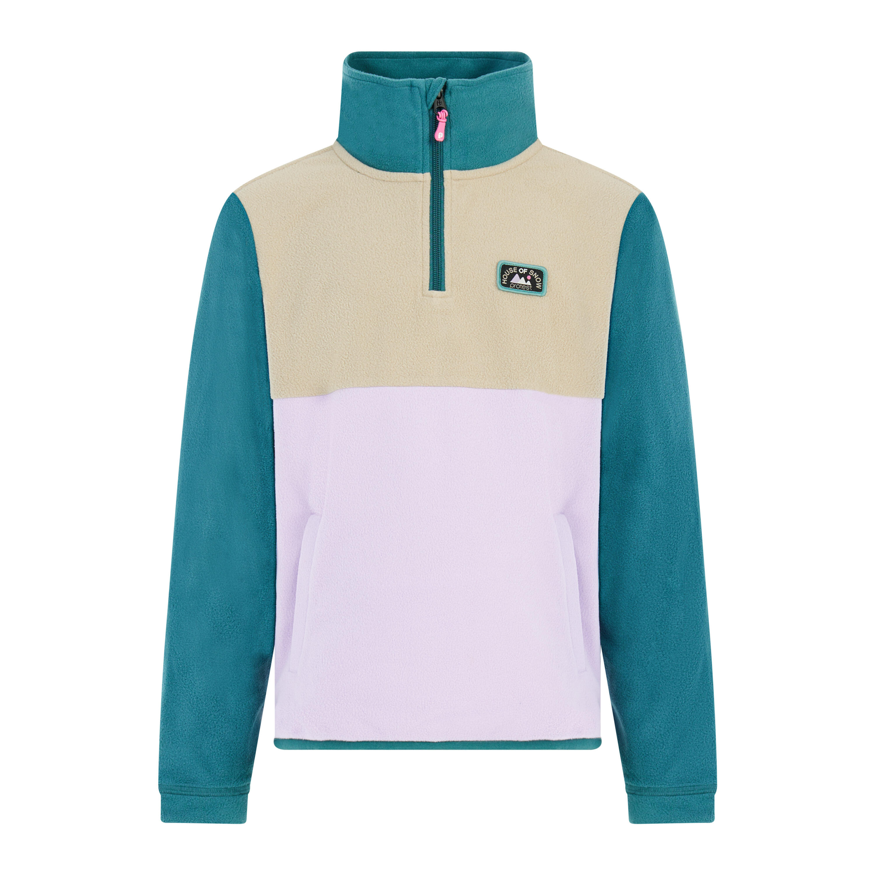 Dziewczęcy polar z zamkiem błyskawicznym 1/4 Protest Inke