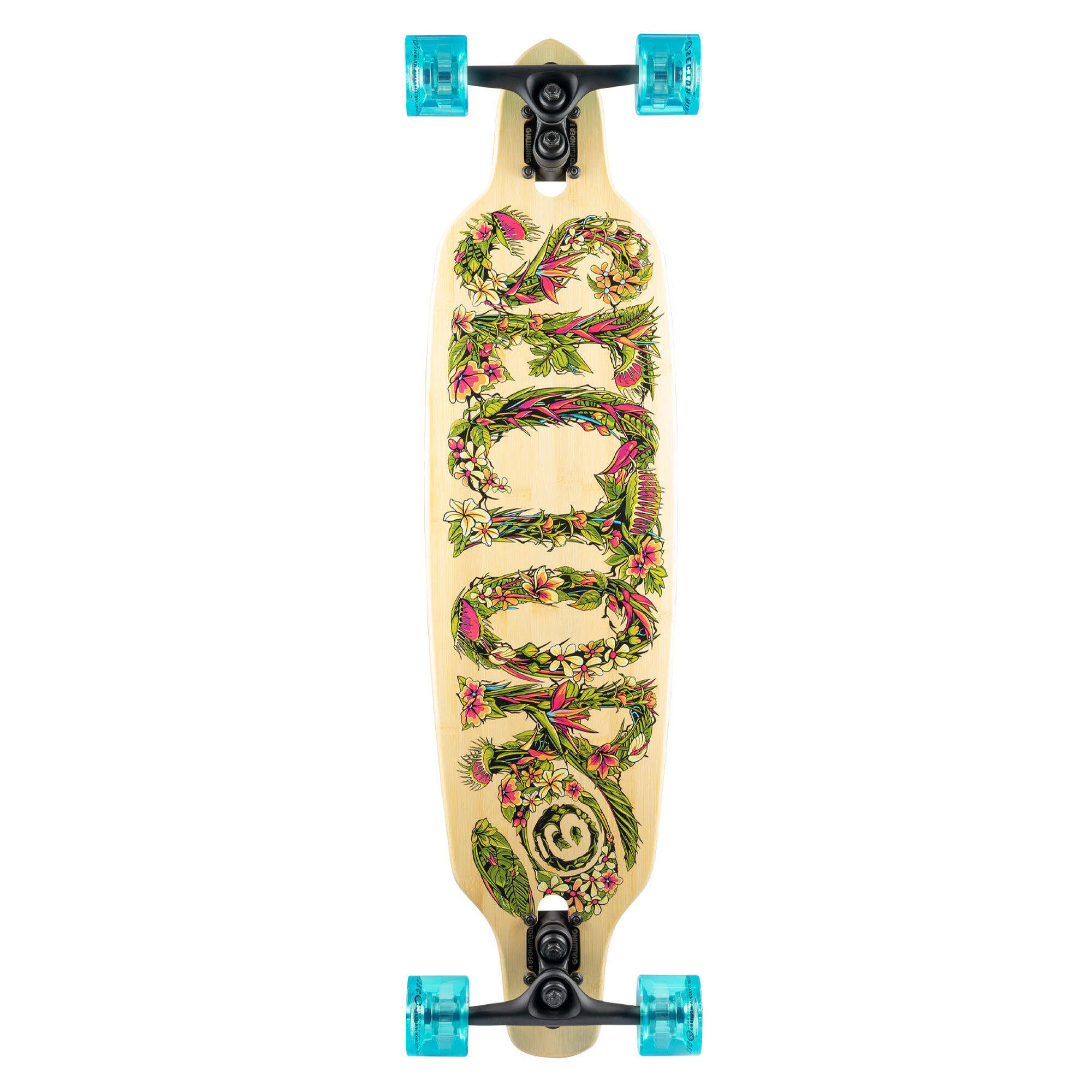 Sector 9 - Longboard Complet Fractal Flora - Longboard Skate - Marron - Decathlon