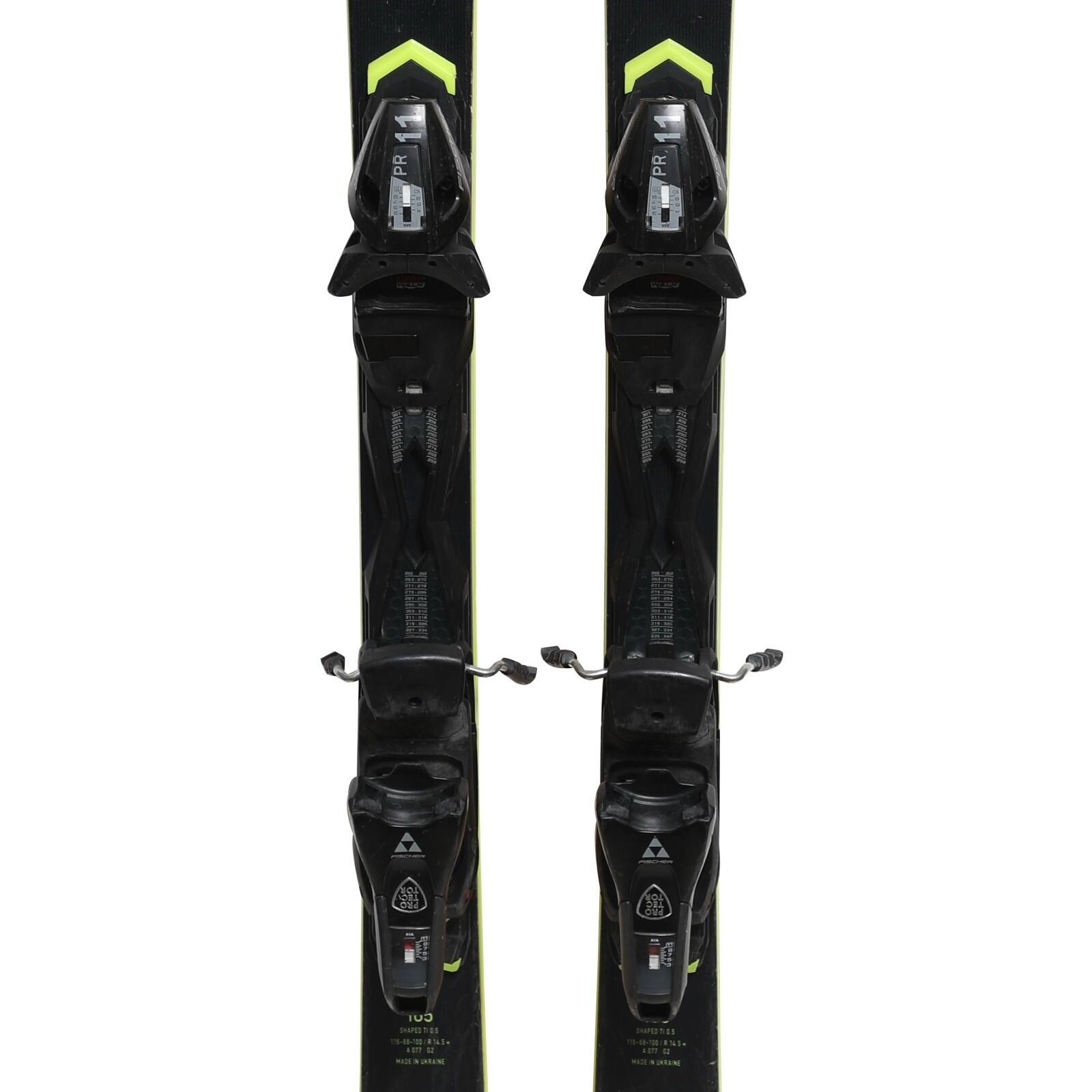 RECONDITIONNE - Ski Fischer Rc4 Rcs + Fixations 3/4