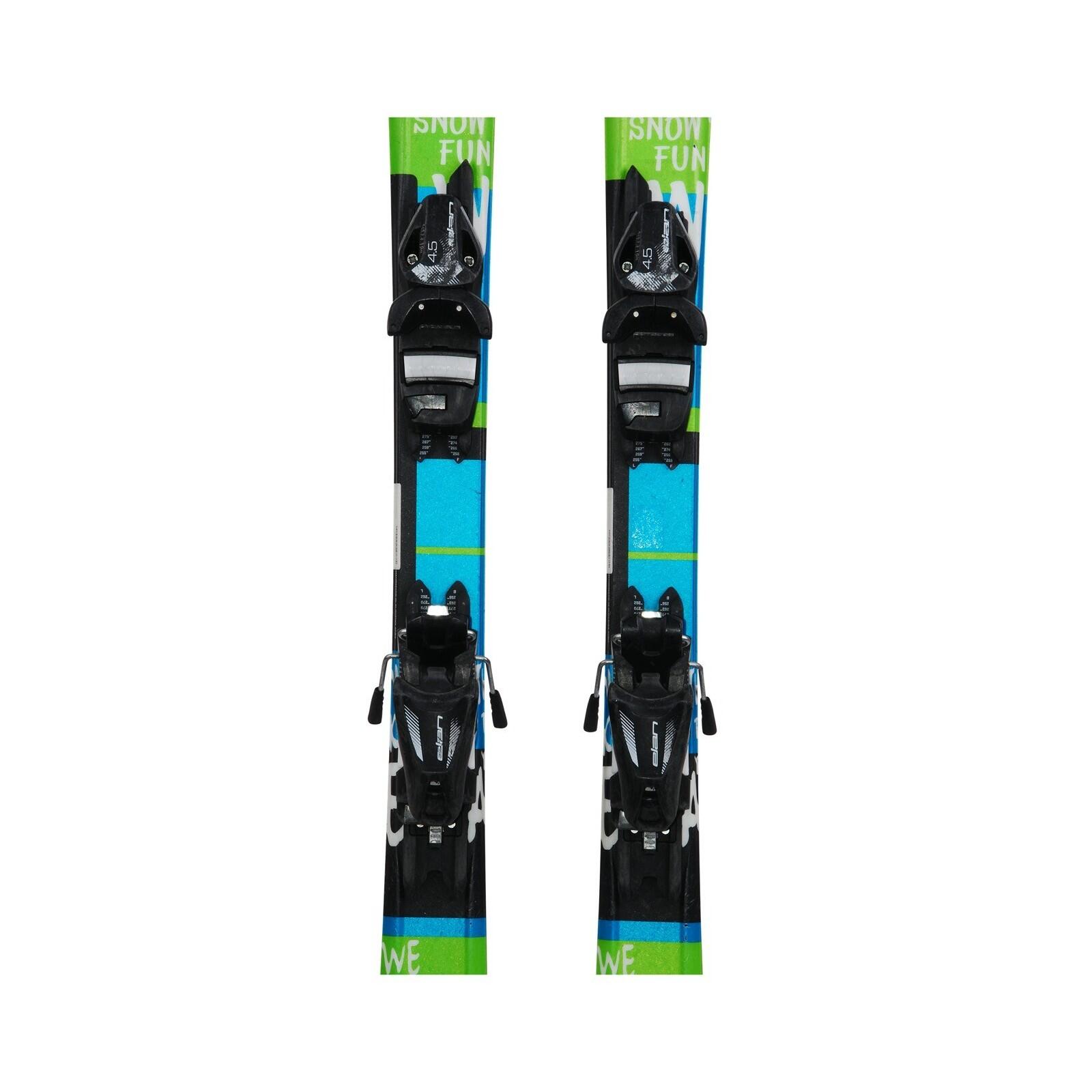 RECONDITIONNE - Ski Junior Elan Pinball + Fixations 3/4