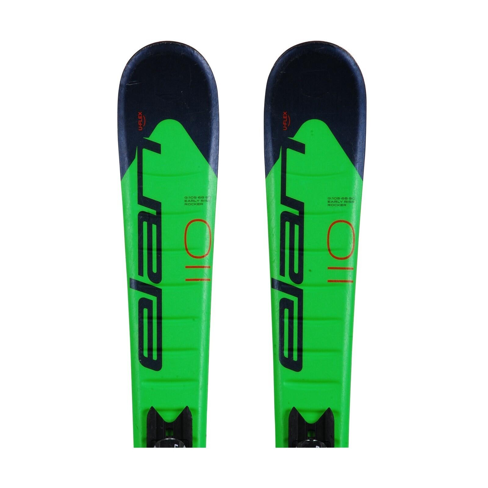 RECONDITIONNE - Ski Junior Elan Jett Qs + Fixations 2/4