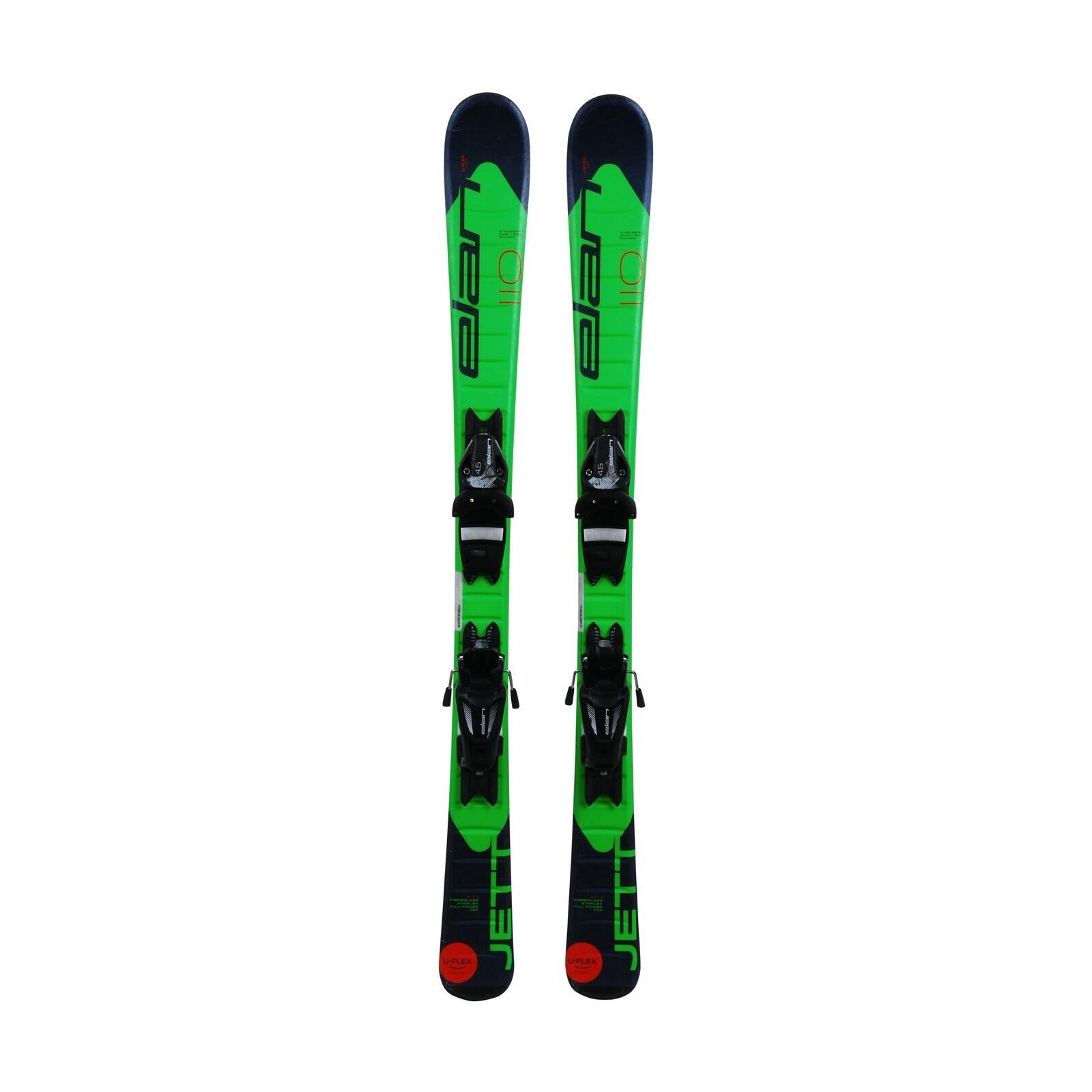 RECONDITIONNE - Ski Junior Elan Jett Qs + Fixations 1/4