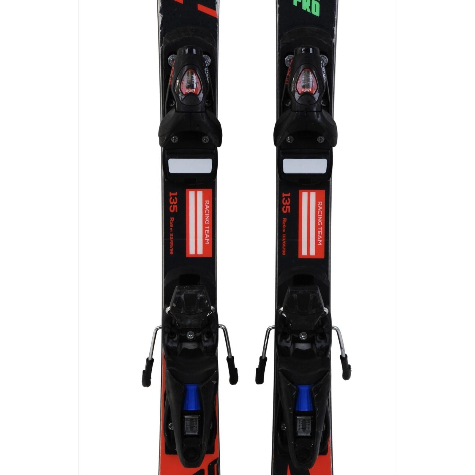 RECONDITIONNE - Ski Junior Rossignol Hero Athlète Sl Pro + Fixations 3/5