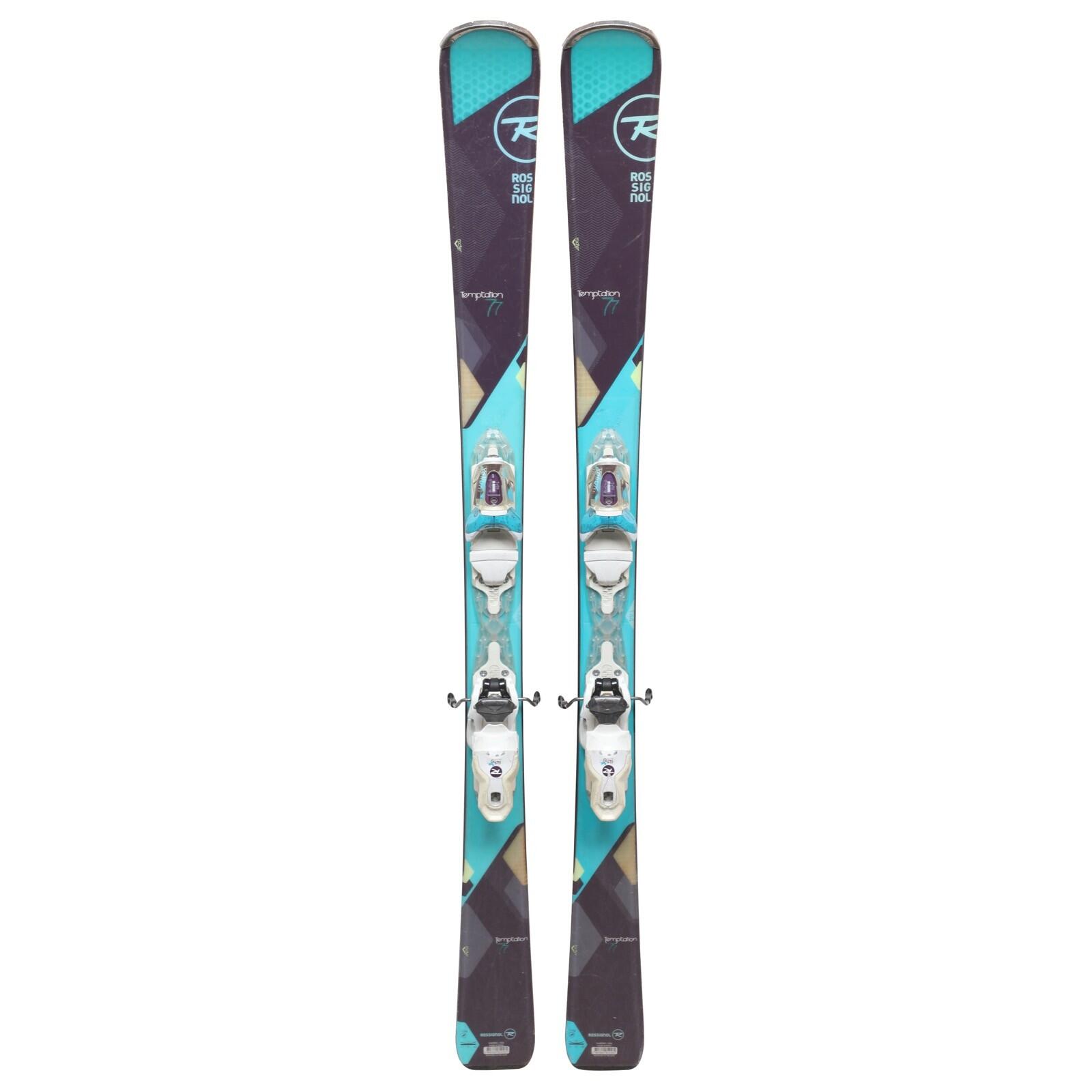 RECONDITIONNE - Ski Rossignol Temptation 77 + Fixations 2/4